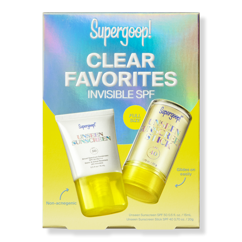 Supergoop! Clear Favorites Invisible SPF Set
