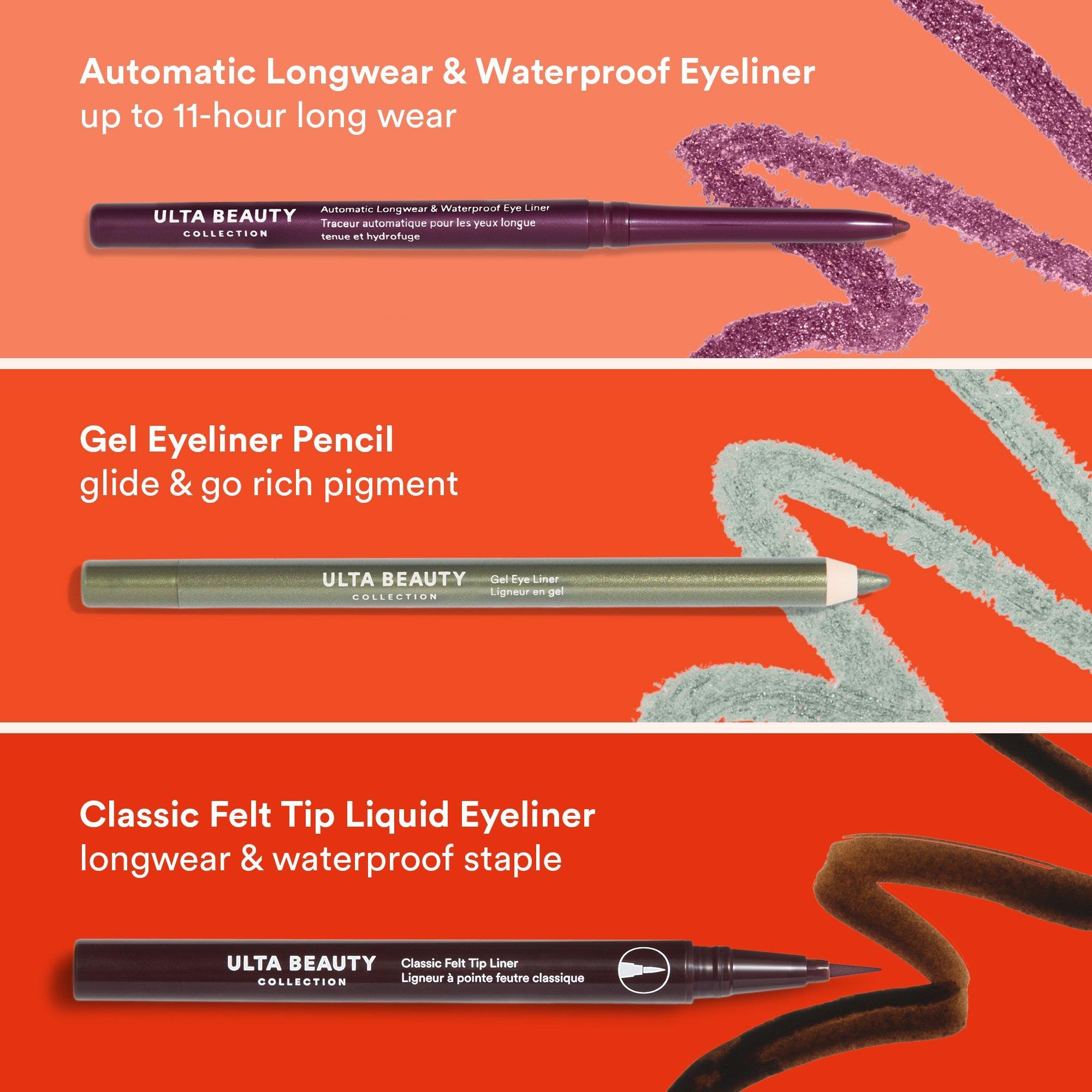Стойкая водостойкая автоматическая подводка для глаз Ulta Beauty Collection, цвет: Чёрный — фото 6