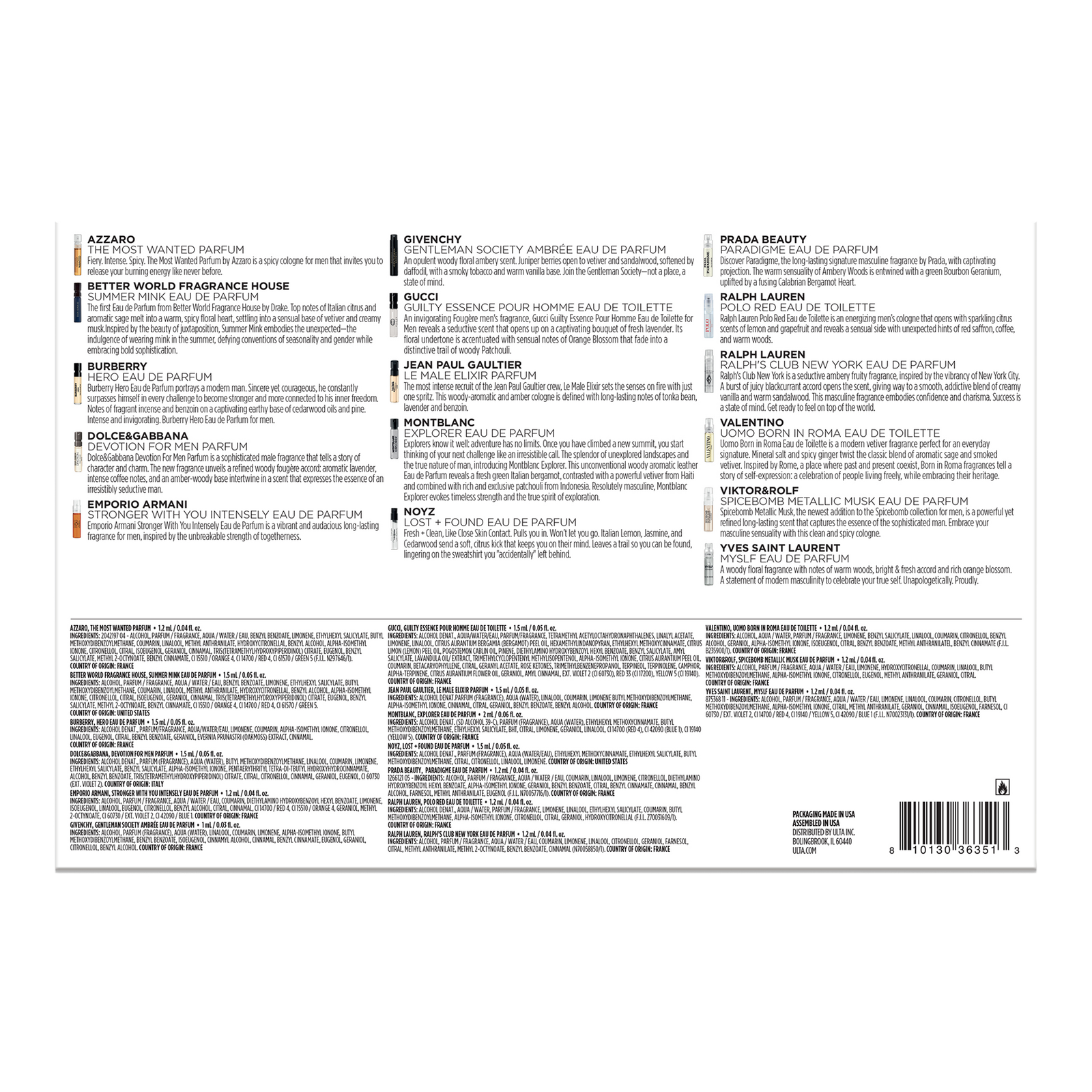 His Signature Collection