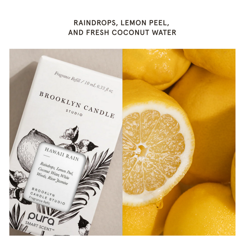 Pura - Hawaii Rain Pura x Brooklyn Candle Studio Smart Vial