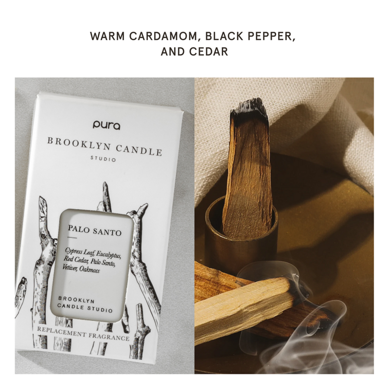 Pura - Palo Santo Pura x Brooklyn Candle Studio Smart Vial