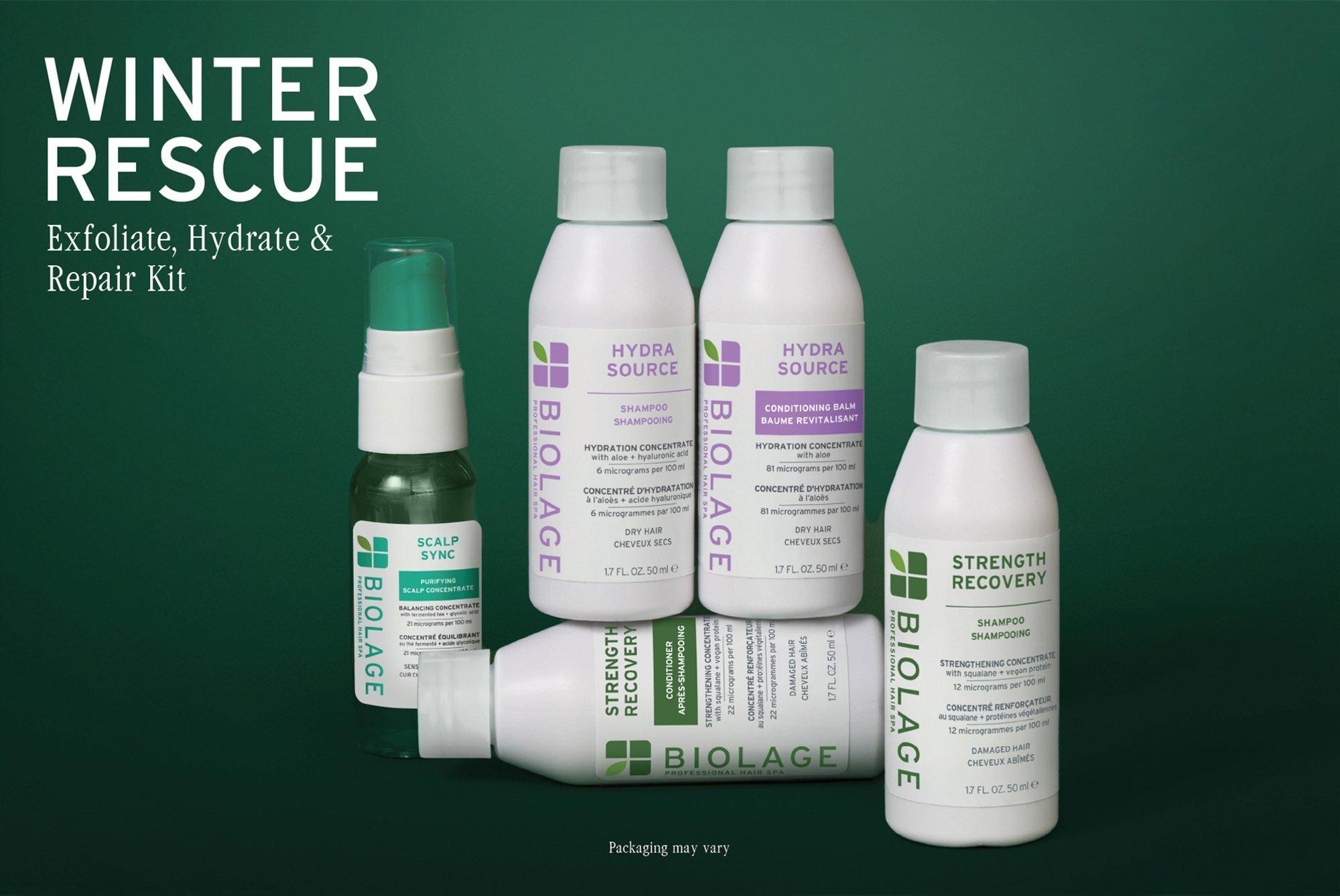 Biolage Free Winter Rescue Kit with $45 brand shipped purchase #1