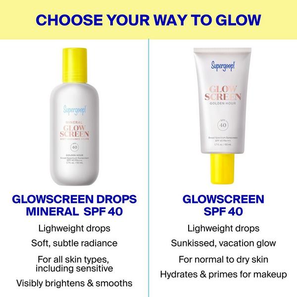 Supergoop! Mineral Glowscreen Soft-Radiance Drops SPF 40 #9