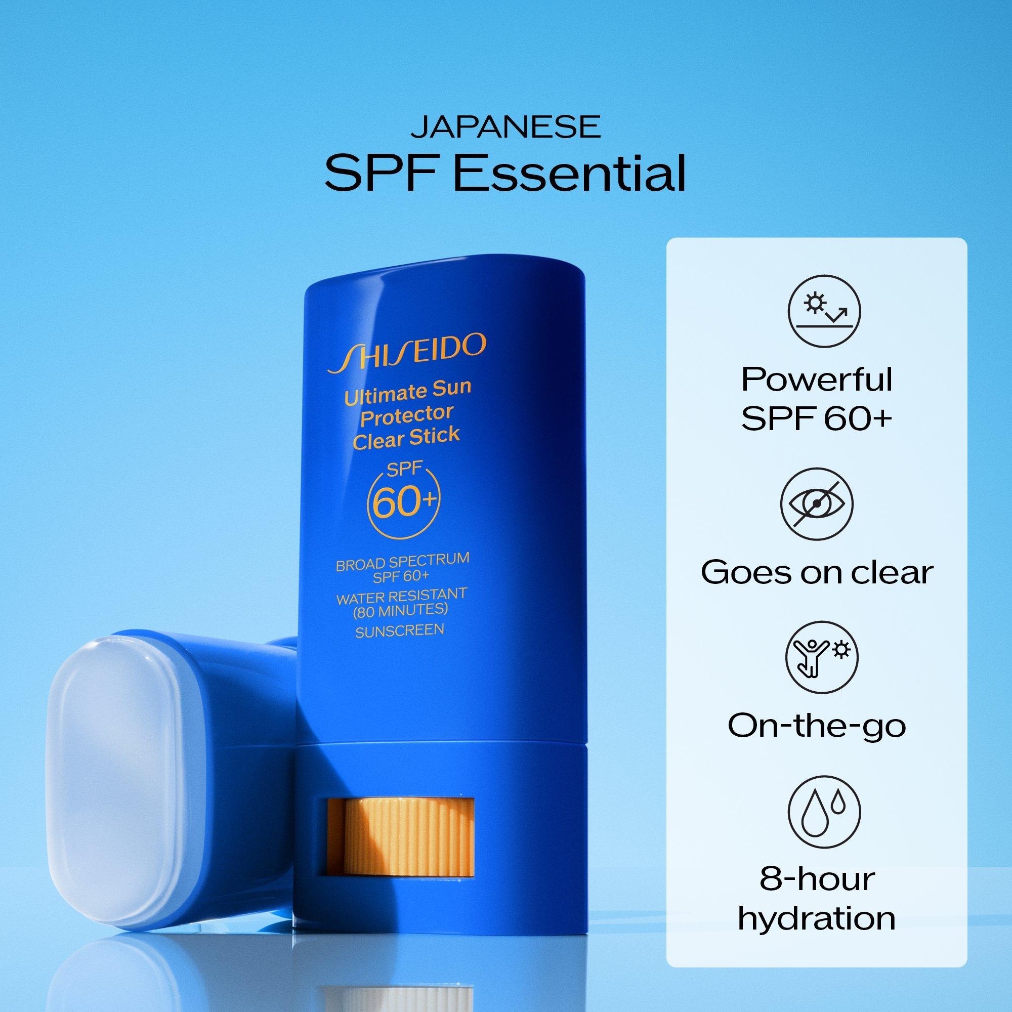 Прозрачный солнцезащитный стик SPF 60+ Shiseido Ultimate Sun Protector — фото 3