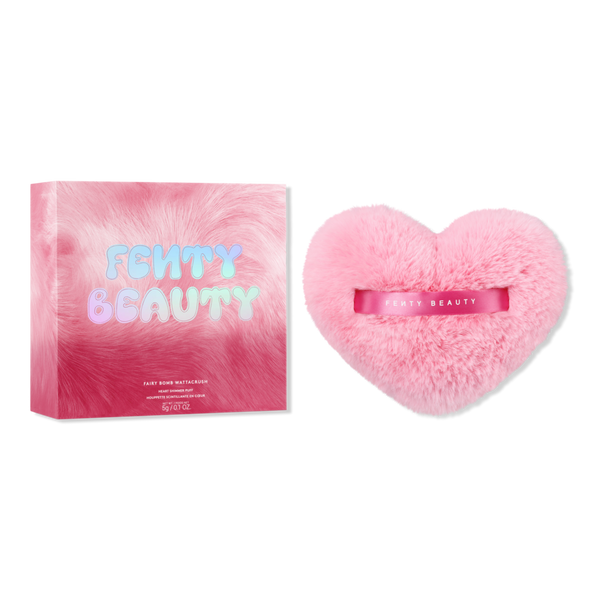 FENTY BEAUTY by Rihanna Limited Edition Fairy Bomb Wattacrush Heart Shimmer Puff #1