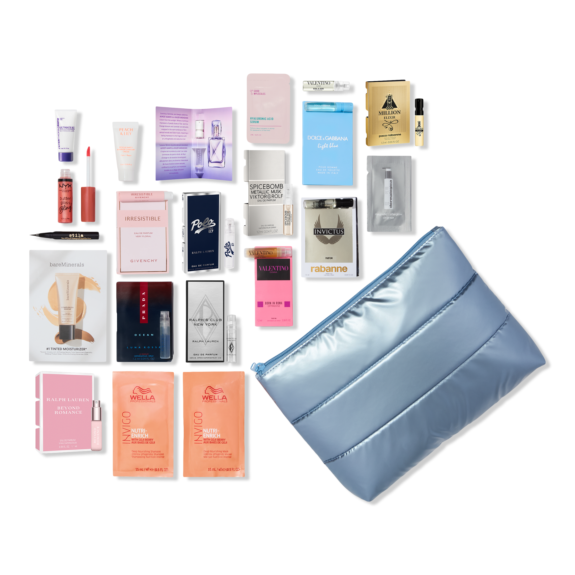 Variety Free 21 Piece Beauty Bag with select $90 shipped purchase #1