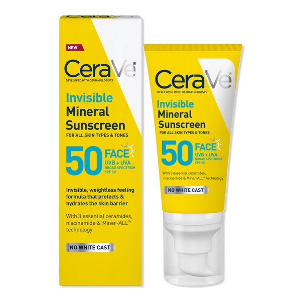 CeraVe Invisible Mineral Sunscreen SPF 50 Face #1