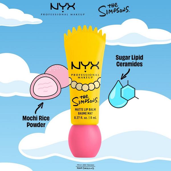 NYX Professional Makeup Simpsons Collab Smushy Matte Lip Balm - Smarty Pink #4