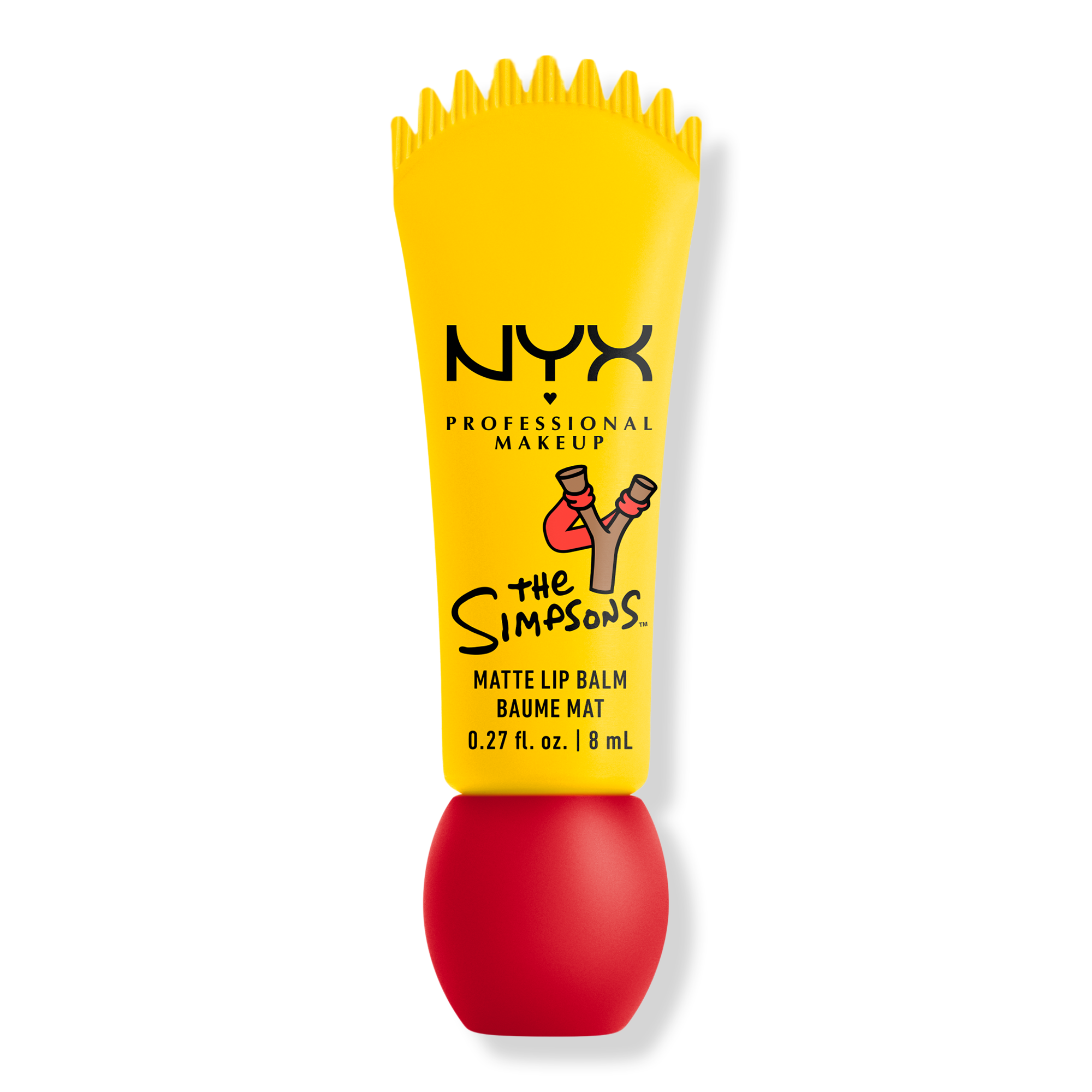 NYX Professional Makeup Simpsons Collab Smushy Matte Lip Balm - Rebel Red #1