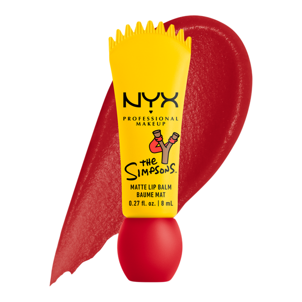 NYX Professional Makeup Simpsons Collab Smushy Matte Lip Balm - Rebel Red #8