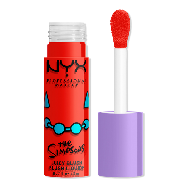 NYX Professional Makeup Simpsons Collab Saucy Sisters' Fat Cheeks Juicy Liquid Blush - Snarky Scarlet #1