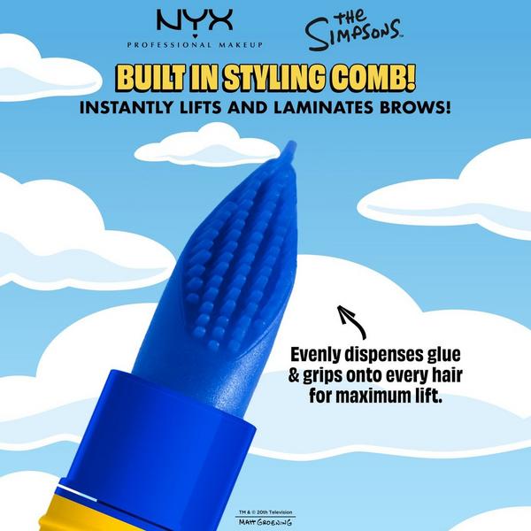 NYX Professional Makeup Simpsons Collab Marge Mega Glue 2-in-1 Brow & Hair Styler #4