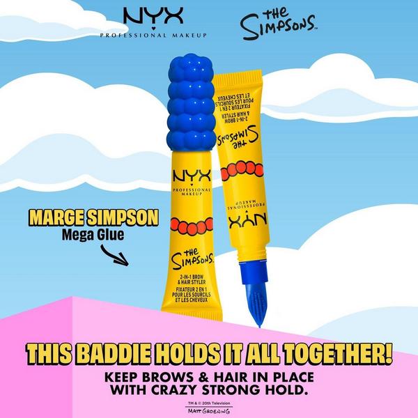 NYX Professional Makeup Simpsons Collab Marge Mega Glue 2-in-1 Brow & Hair Styler #6