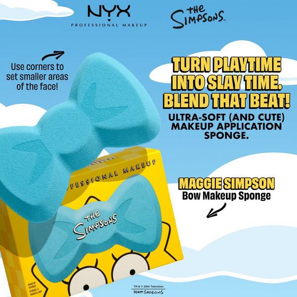 NYX Professional Makeup Simpsons Colab Maggie Bow Makeup Sponge #4