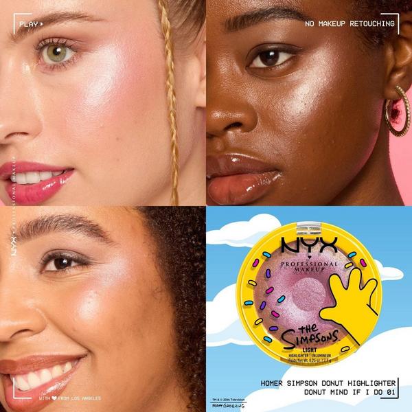NYX Professional Makeup Simpsons Collab Homer Donut Highlighter - Donut Mind If I Do #4