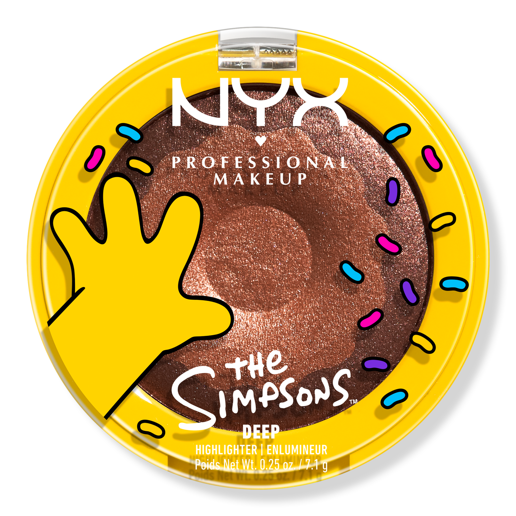NYX Professional Makeup Simpsons Collab Homer Donut Highlighter - Glazed Over #1