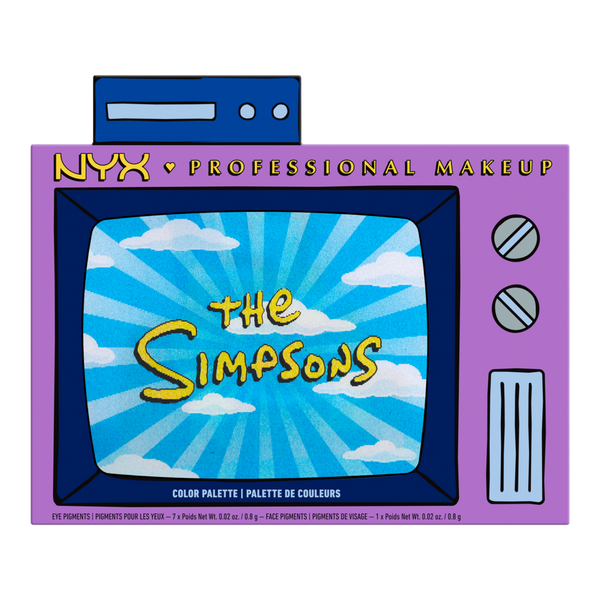 NYX Professional Makeup Simpsons Collab Simpson Family Mania Color Palette #3