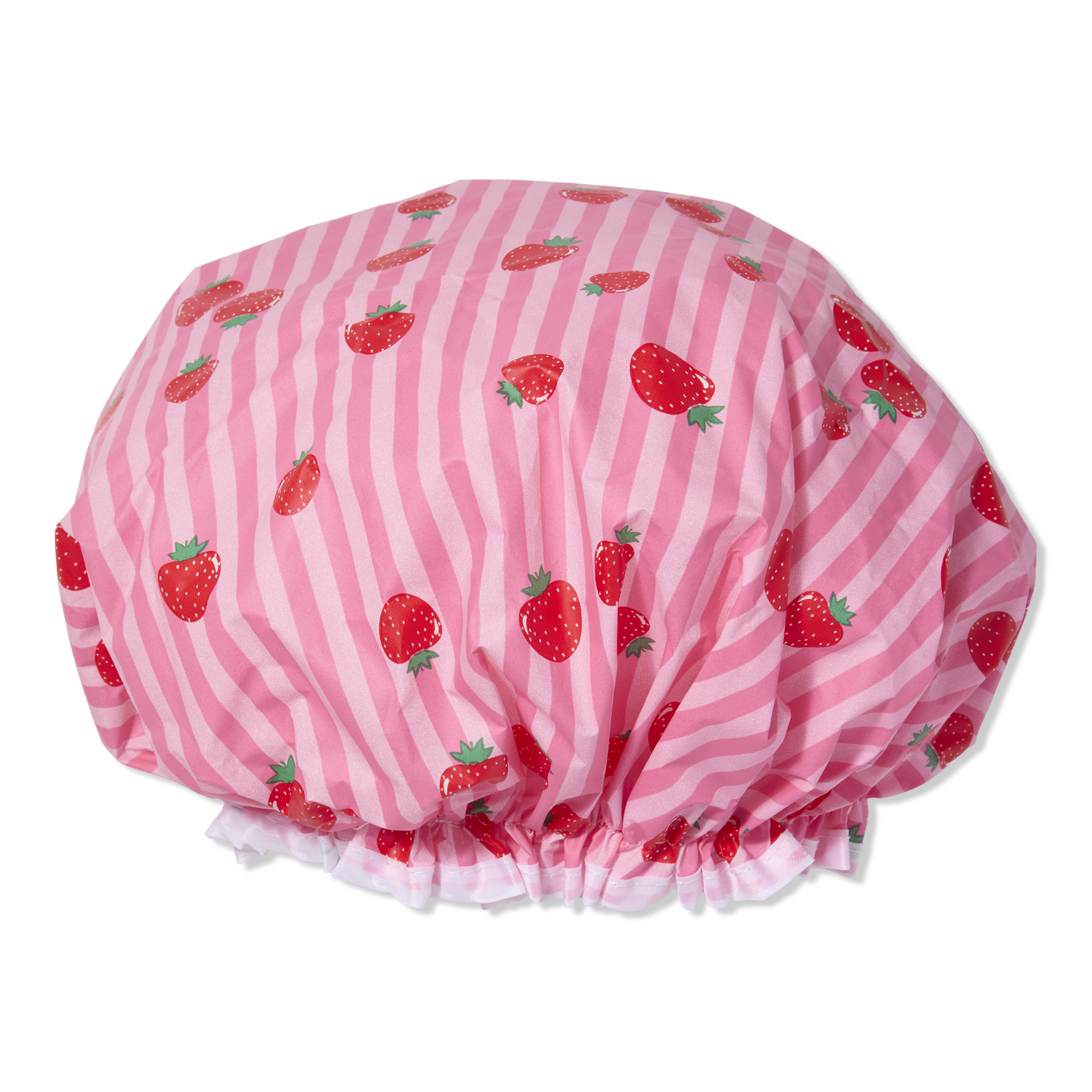 ULTA Beauty Collection Shower Cap Strawberry Stripes #1