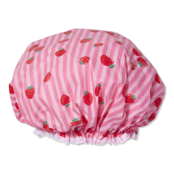 ULTA Beauty Collection Shower Cap Strawberry Stripes #1