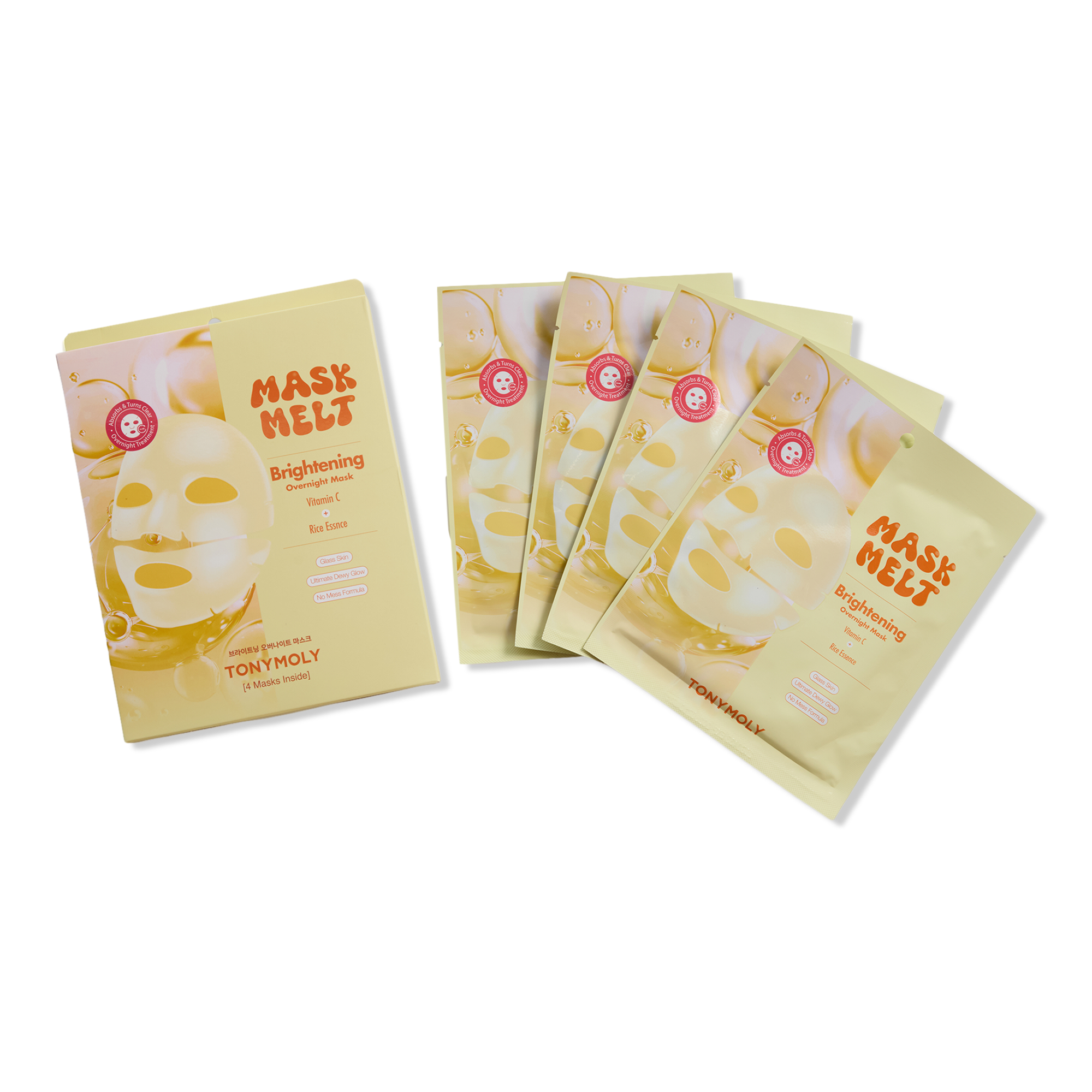 TONYMOLY Mask Melt Vitamin C + Rice Overnight Hydrogel Mask #1