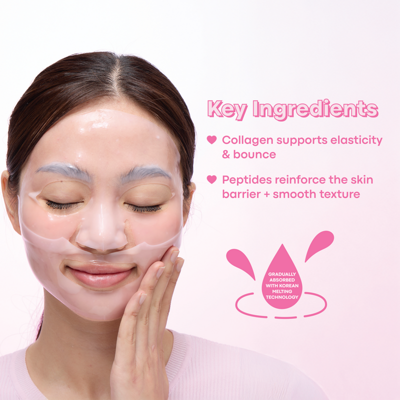 TONYMOLY COLLAGEN PEPTIDE マスク 40枚　寝たまま使用 Amazon.com: TONYMOLY Mask Melt Firming Hydrogel Face Mask
