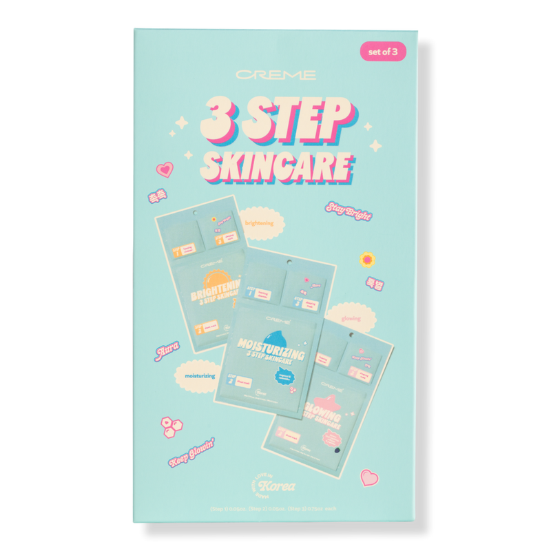 The Crème Shop - To Go 3-Step Skincare Variety Pack | Ulta Beauty