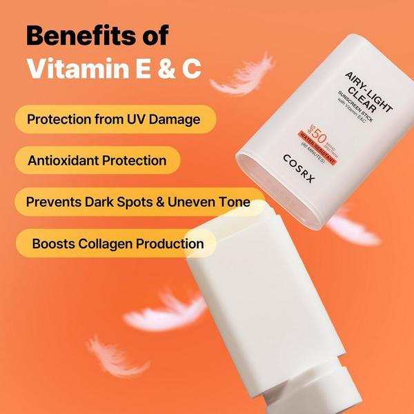 COSRX Airy-Light Clear Sunscreen Stick SPF 50 #5