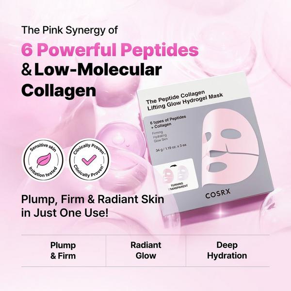 COSRX The Peptide Collagen Lifting Glow Hydrogel Mask #2