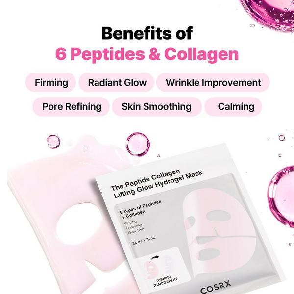 COSRX The Peptide Collagen Lifting Glow Hydrogel Mask #3