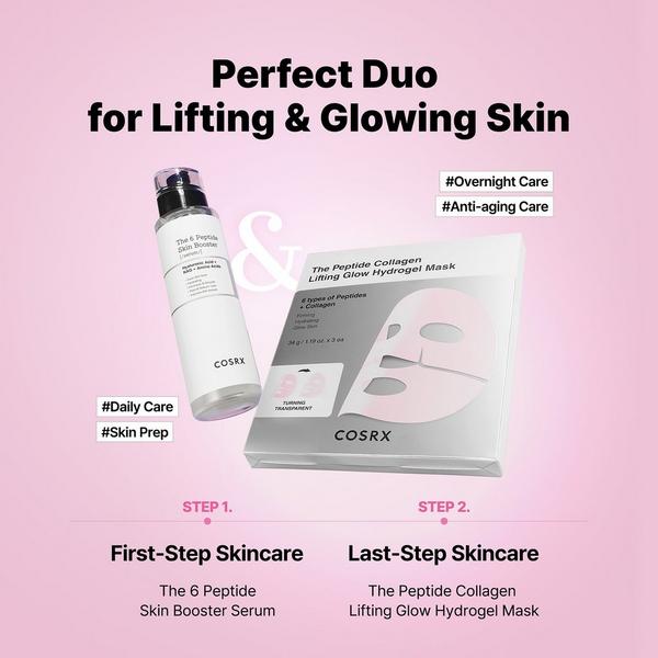 COSRX The Peptide Collagen Lifting Glow Hydrogel Mask #7