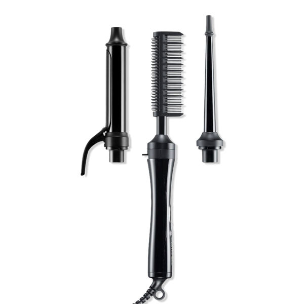 Paul Mitchell Texture 3-in-1 Interchangeable Curling Iron & Hot Comb #1