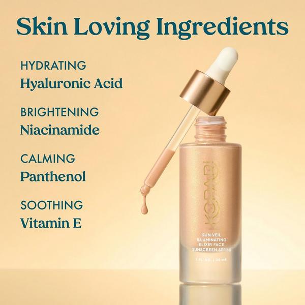 Kopari Beauty Sun Veil Illuminating Elixir Face Sunscreen SPF 38 #7