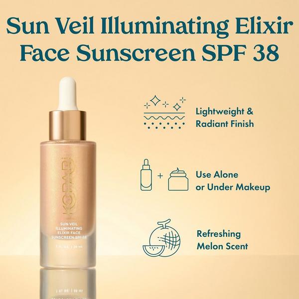Kopari Beauty Sun Veil Illuminating Elixir Face Sunscreen SPF 38 #8