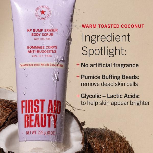 First Aid Beauty Travel Size KP Bump Eraser Body Scrub with 10% AHA #3