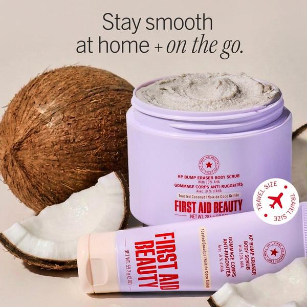 First Aid Beauty Travel Size KP Bump Eraser Body Scrub with 10% AHA #8