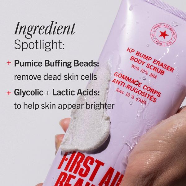 First Aid Beauty KP Bump Eraser Body Scrub with 10% AHA #6