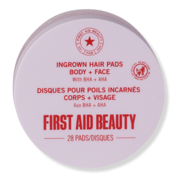 First Aid Beauty Ingrown Hair Pads with BHA + AHA - 28 ct