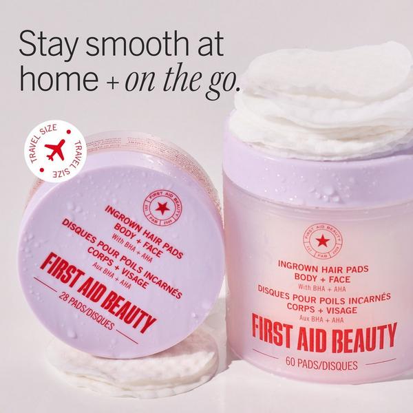 First Aid Beauty Ingrown Hair Pads with BHA + AHA #8