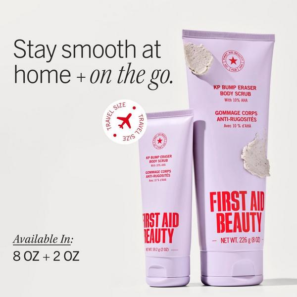 First Aid Beauty Travel Size KP Bump Eraser Body Scrub with 10% AHA #8