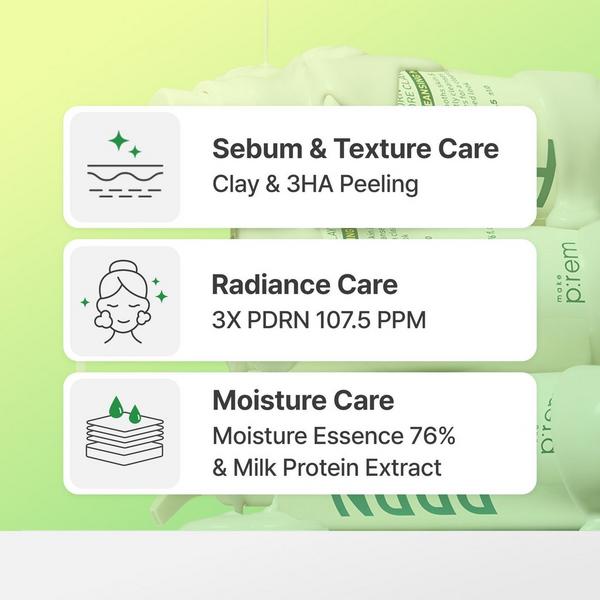 Landing International Make P:rem PDRN Pore Clay Cleansing Milk #3
