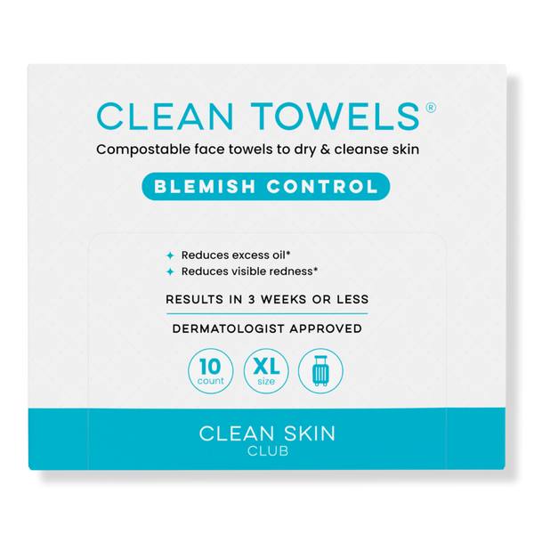 Clean Skin Club Clean Towels Blemish Control Disposable Face Towels #1
