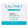 Clean Skin Club Clean Towels Blemish Control Disposable Face Towels - 10 ct