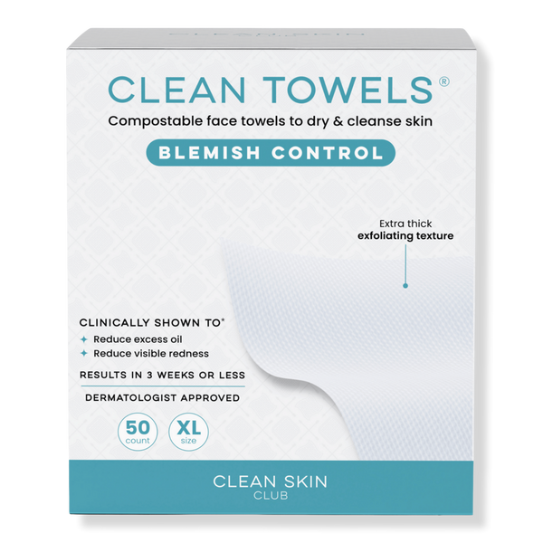 Clean Skin Club Clean Towels Blemish Control Disposable Face Towels #1