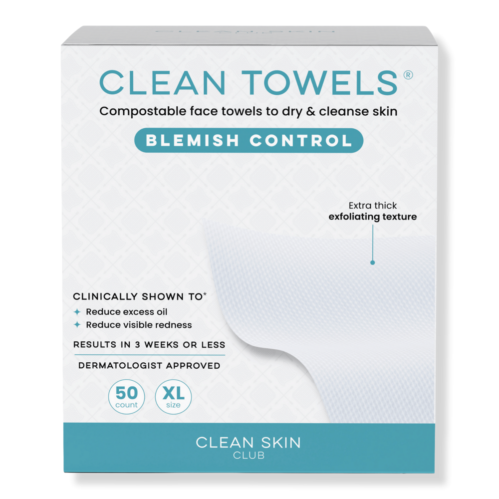 Clean Skin Club Towels Blemish Control Disposable Face - ct
