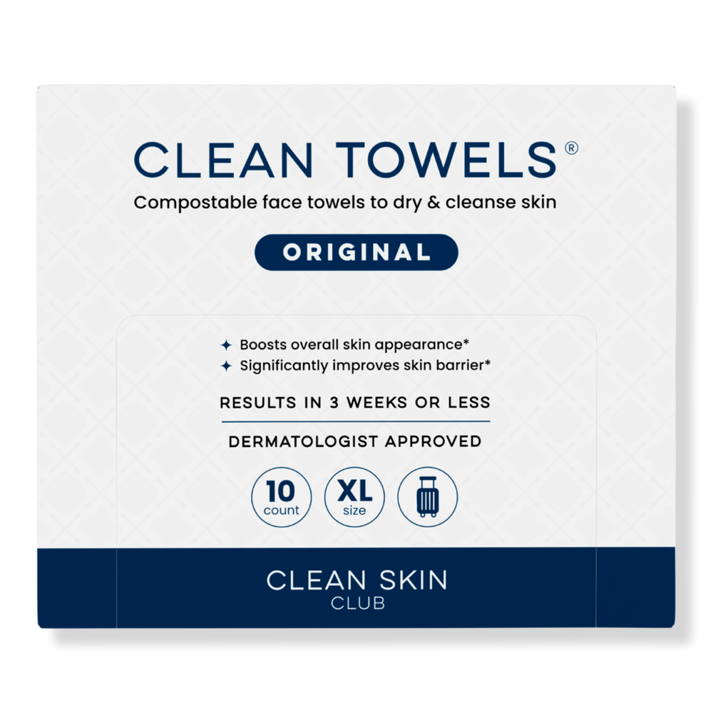 Clean Skin Club Towels Original Disposable Face - ct