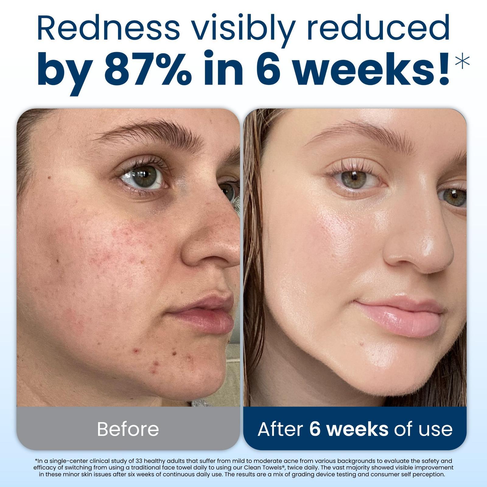 Clean Towels Original Disposable Face Towels - 10 ct