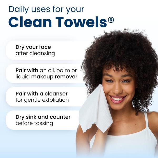 Clean Skin Club Clean Towels Original Disposable Face Towels #6