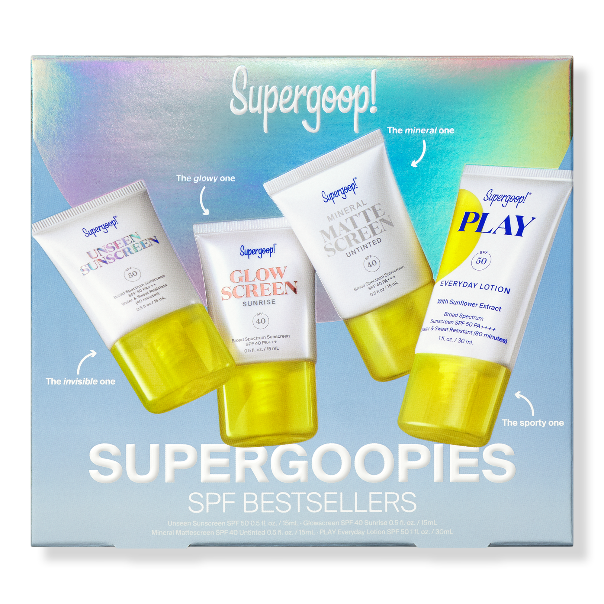 Supergoop! Supergoopies SPF Bestsellers Set #1