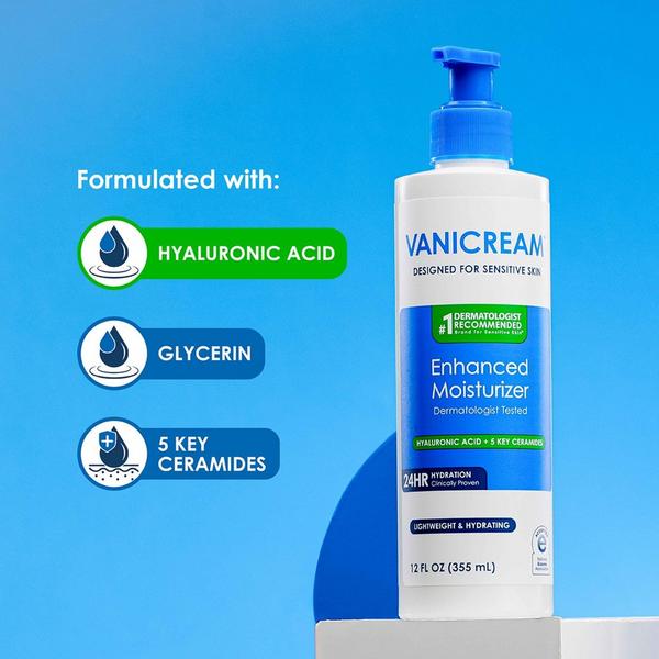 VANICREAM Enhanced Moisturizer with Hyaluronic Acid & Ceramides #3
