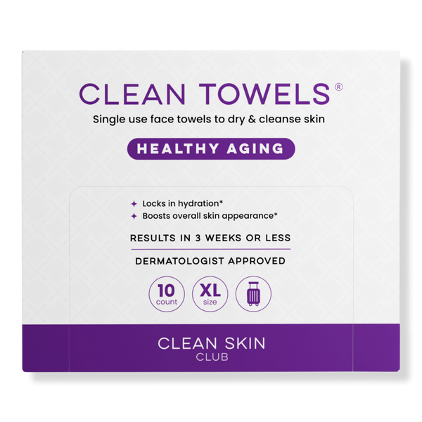 Clean Skin Club Clean Towels Healthy Aging Disposable Face Towels #1